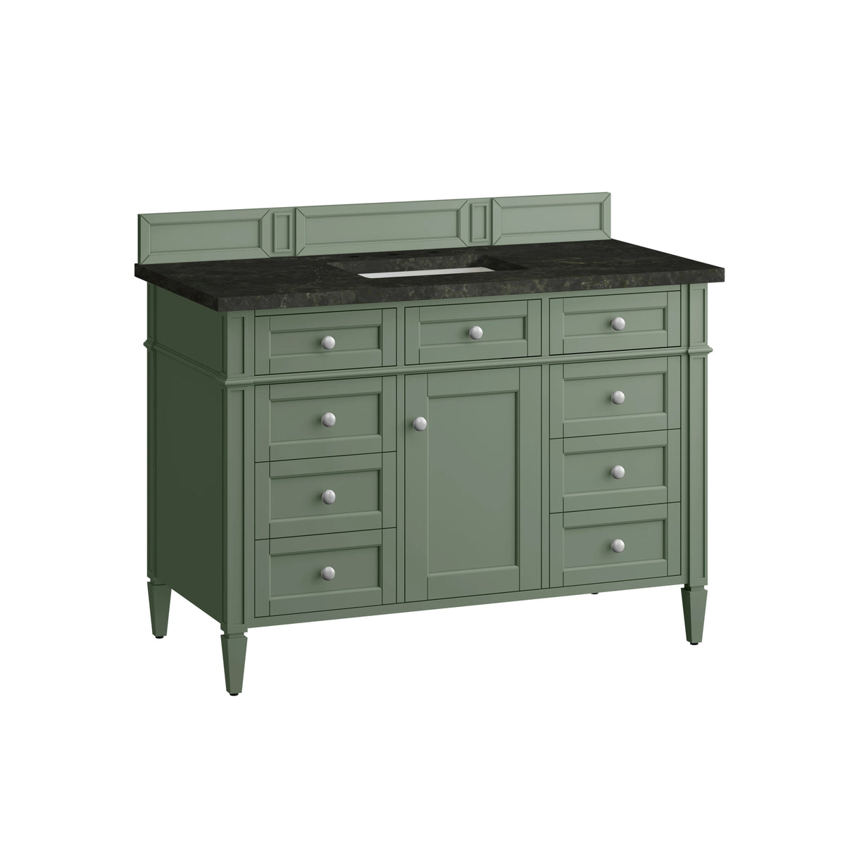 Brittany 48" Single Vanity, Smokey Celadon, w/ 3 CM Phantome Eclos Top, view 7