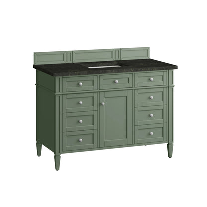 Brittany 48" Single Vanity, Smokey Celadon, w/ 3 CM Phantome Eclos Top, view 7