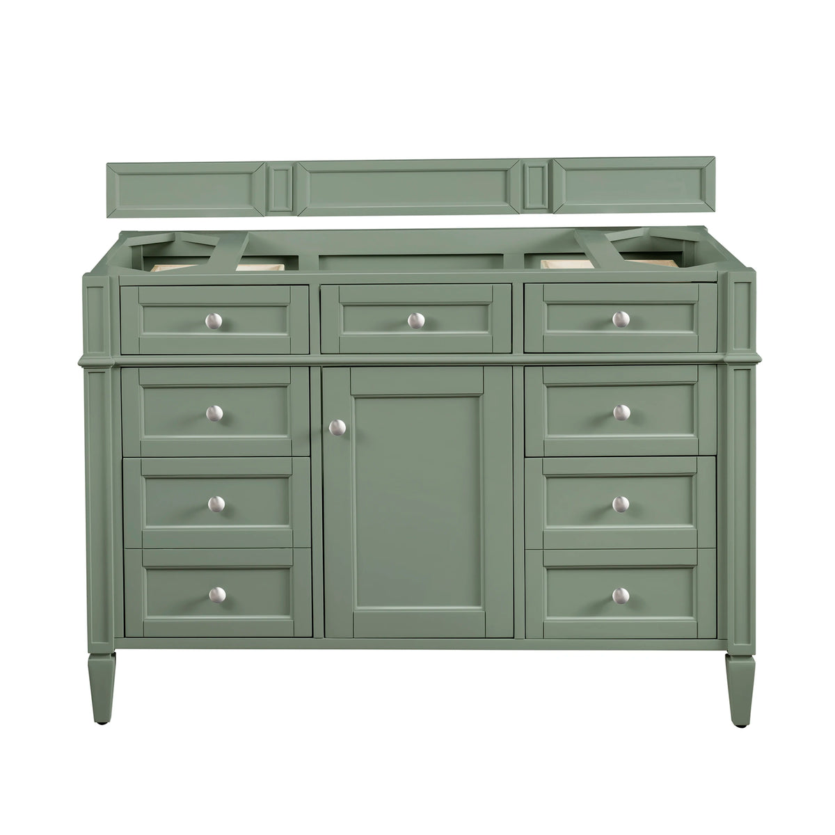 Brittany 48" Single Vanity, Smokey Celadon w/ 3 CM Eternal Jasmine Pearl Top w/FreePower Wireless Charger, view 6