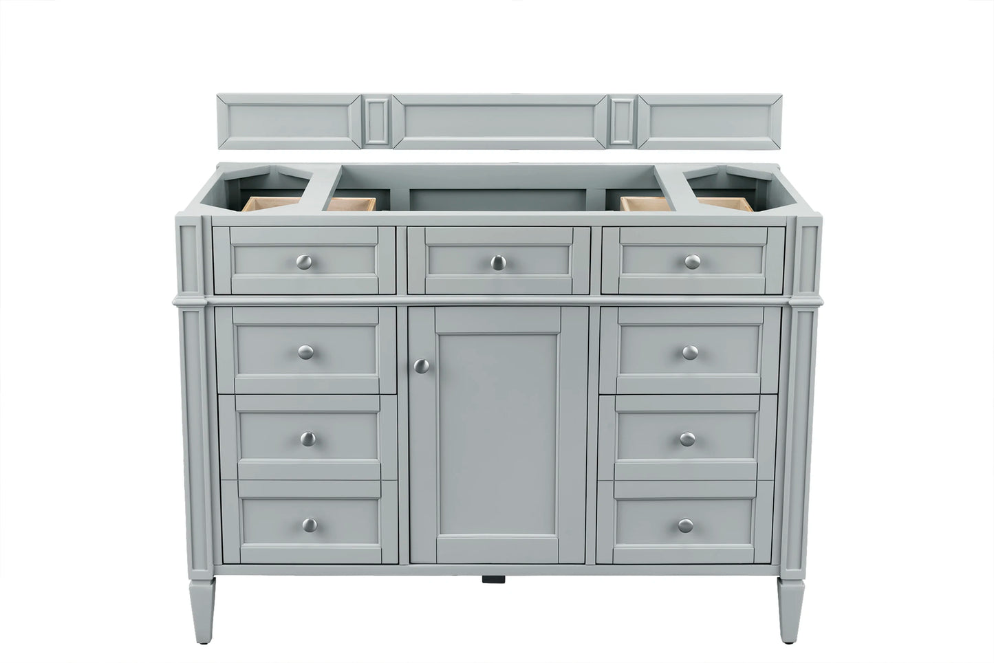 Renovate for Less Atlanta Brittany 48" Single Vanity, Urban Gray w/ 3 CM Cala Blue Silestone Top, view 2
