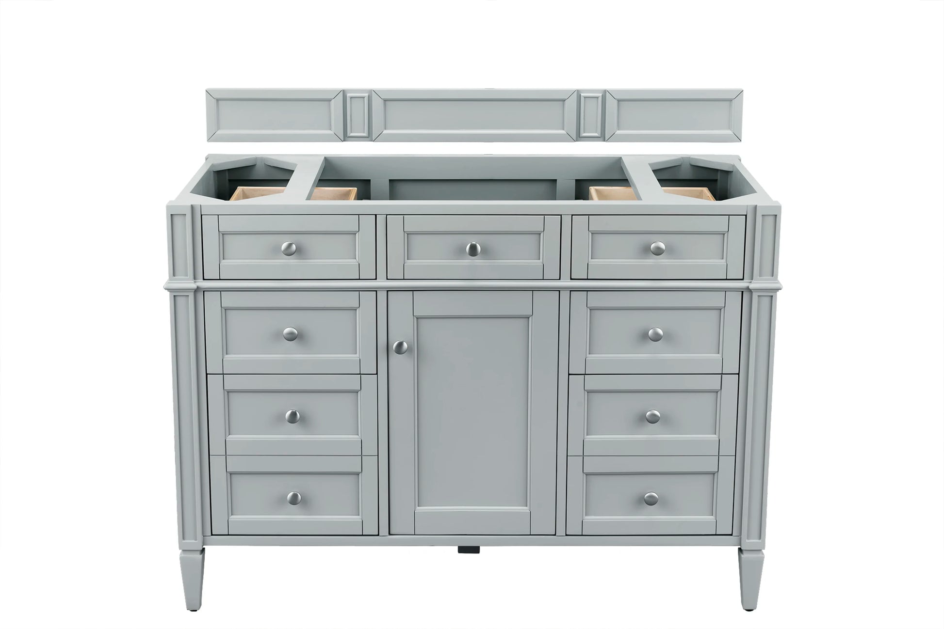 Renovate for Less Atlanta Brittany 48" Single Vanity, Urban Gray w/ 3 CM Cala Blue Silestone Top, view 2