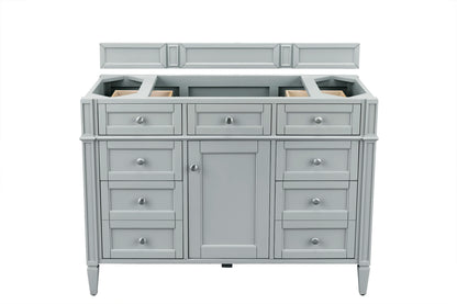Renovate for Less Atlanta Brittany 48" Single Vanity, Urban Gray w/ 3 CM Cala Blue Silestone Top, view 2