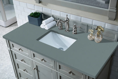 Renovate for Less Atlanta Brittany 48" Single Vanity, Urban Gray w/ 3 CM Cala Blue Silestone Top, view 5
