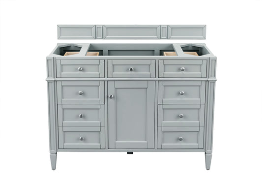 Brittany 48" Single Vanity, Urban Gray w/ 3 CM Charcoal Soapstone Silestone Top, view 2