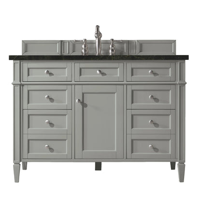 Brittany 48" Single Vanity, Urban Gray, w/ 3 CM Phantome Eclos Top