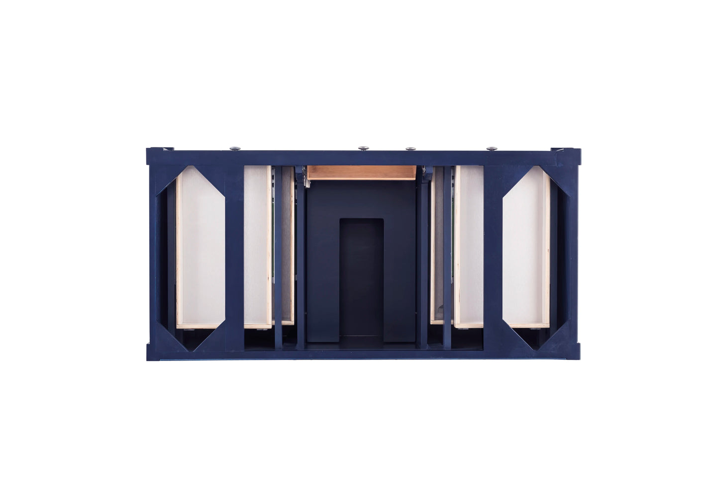 Renovate for Less Atlanta Brittany 48" Single Vanity, Victory Blue w/ 3 CM Cala Blue Silestone Top, view 5