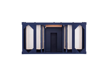 Renovate for Less Atlanta Brittany 48" Single Vanity, Victory Blue w/ 3 CM Cala Blue Silestone Top, view 5