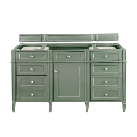 Brittany 60" Single Vanity, Smokey Celadon w/ 3 CM Ethereal Noctis Top, view 2