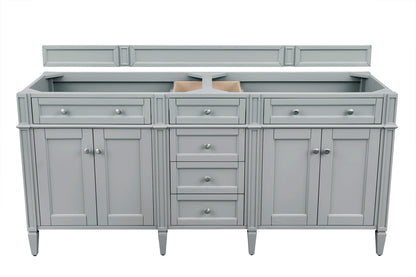 Renovate for Less Atlanta Brittany 72" Double Vanity, Urban Gray w/ 3 CM Eternal Marfil Silestone Top, view 2