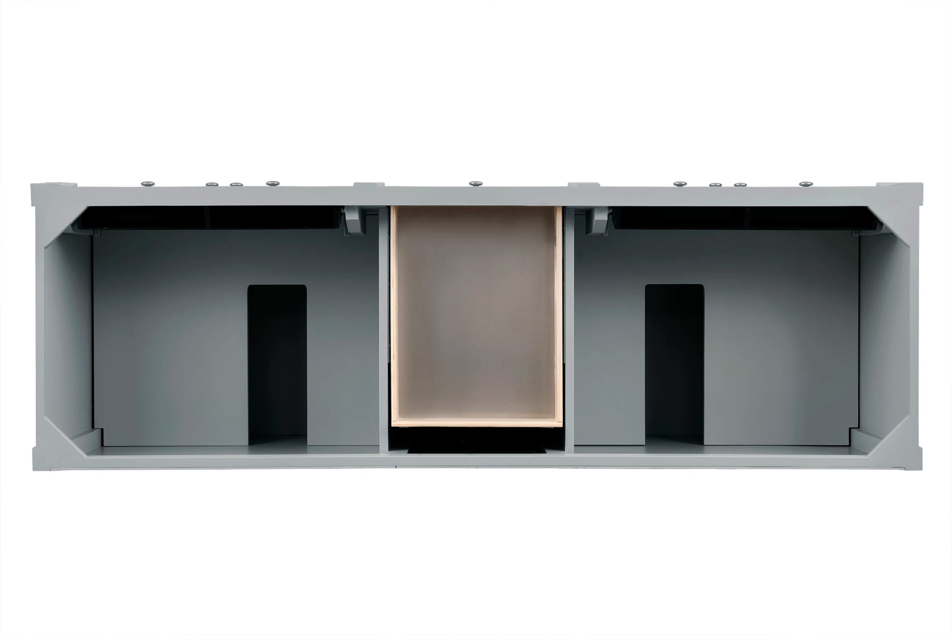 Renovate for Less Atlanta Brittany 72" Double Vanity, Urban Gray w/ 3 CM Eternal Marfil Silestone Top, view 6