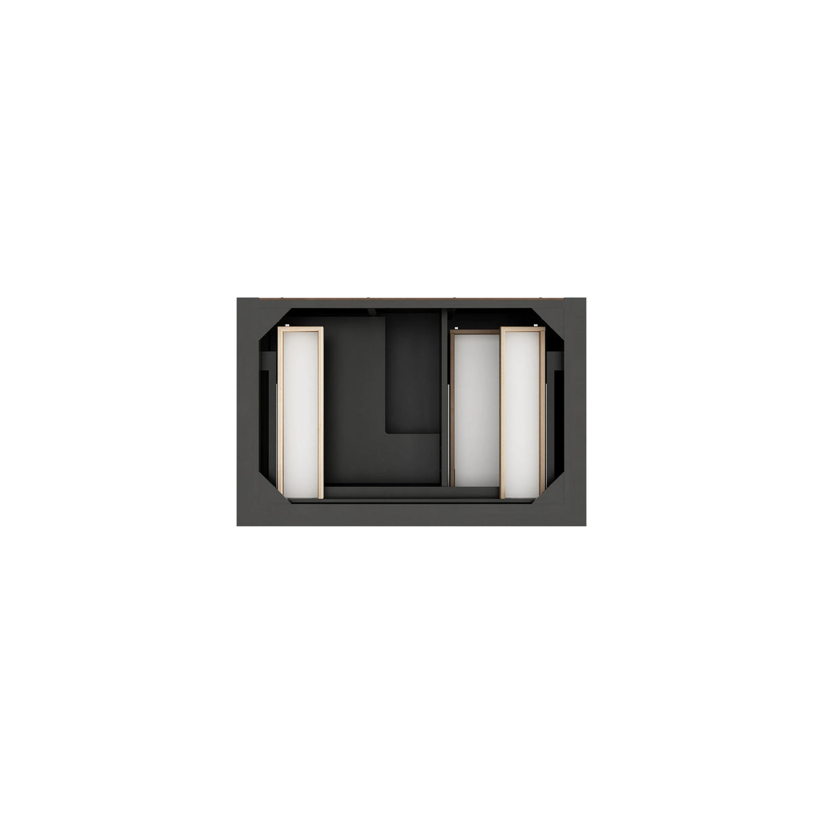 Brookfield 36" Single Vanity, Black Onyx w/ 3 CM Eternal Jasmine Pearl Silestone Top, view 6