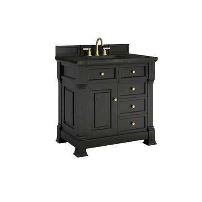 Brookfield 36" Single Vanity, Black Onyx, w/ 3 CM Phantome Eclos Top, view 9