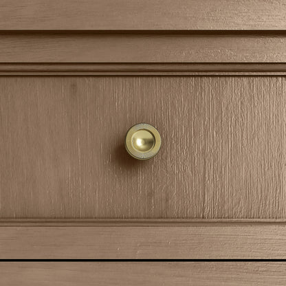 Brookfield 36" Single Vanity, Pecan w/ Single Hole 3CM White Zeus Silestone Top & Backsplash, view 11