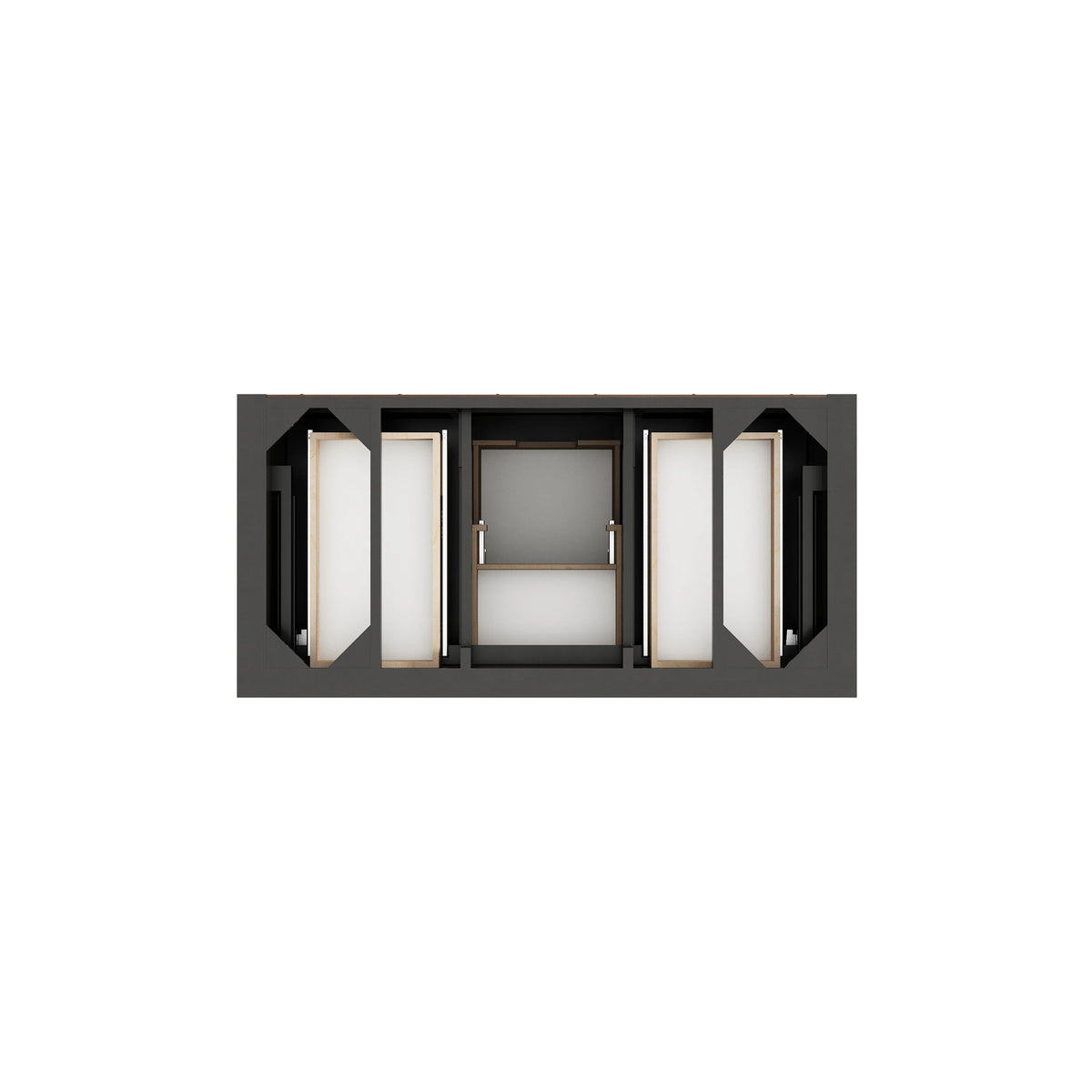 Brookfield 48" Single Vanity, Black Onyx, w/ 3 CM Phantome Eclos Top, view 6