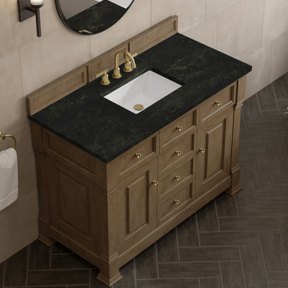 Brookfield 48" Single Vanity, Pecan, w/ 3 CM Phantome Eclos Top, view 7