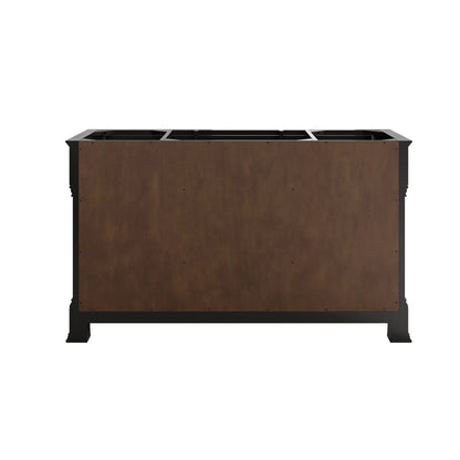 Brookfield 60" Single Vanity, Black Onyx w/3CM Eternal Jasmine Pearl Silestone Top, view 9