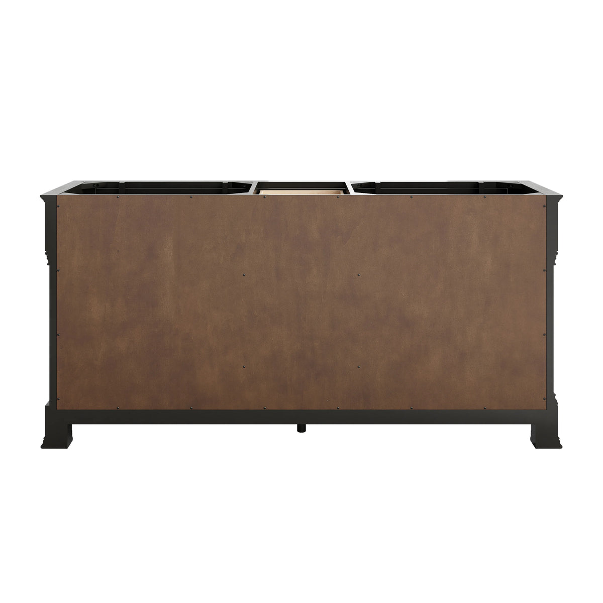 Brookfield 72" Double Vanity, Black Onyx w/ 3 CM Victorian Silver Silestone Top, view 9