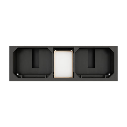Brookfield 72" Double Vanity, Black Onyx w/ 3 CM Parisien Bleu Silestone Top w/ FreePower Wireless Charger, view 10