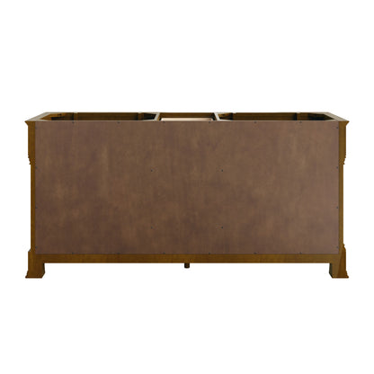 Brookfield 72" Double Vanity, Honey Oak w/ 3 CM Parisien Bleu Silestone Top w/ FreePower Wireless Charger, view 11