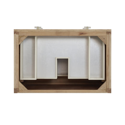 Celeste 36" Single Vanity, Sunwashed Oak with Embossed Shagreen w/ Single Hole 3 CM White Zeus Silestone Top &, view 6