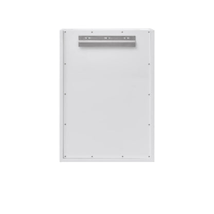 Chianti 20" Single Cabinet, Glossy White, Brushed Nickel, view 7