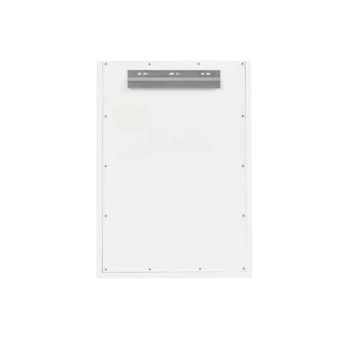 Chianti 20" Single Vanity, Glossy White, Matte Black, w/ White Glossy Composite Stone Top, view 19