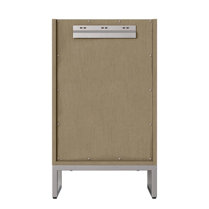 Chianti 20" Single Cabinet, Walnut Whisper, Brushed Nickel, view 6