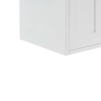 Chianti 24" Single Cabinet, Glossy White, Champagne Brass, view 10