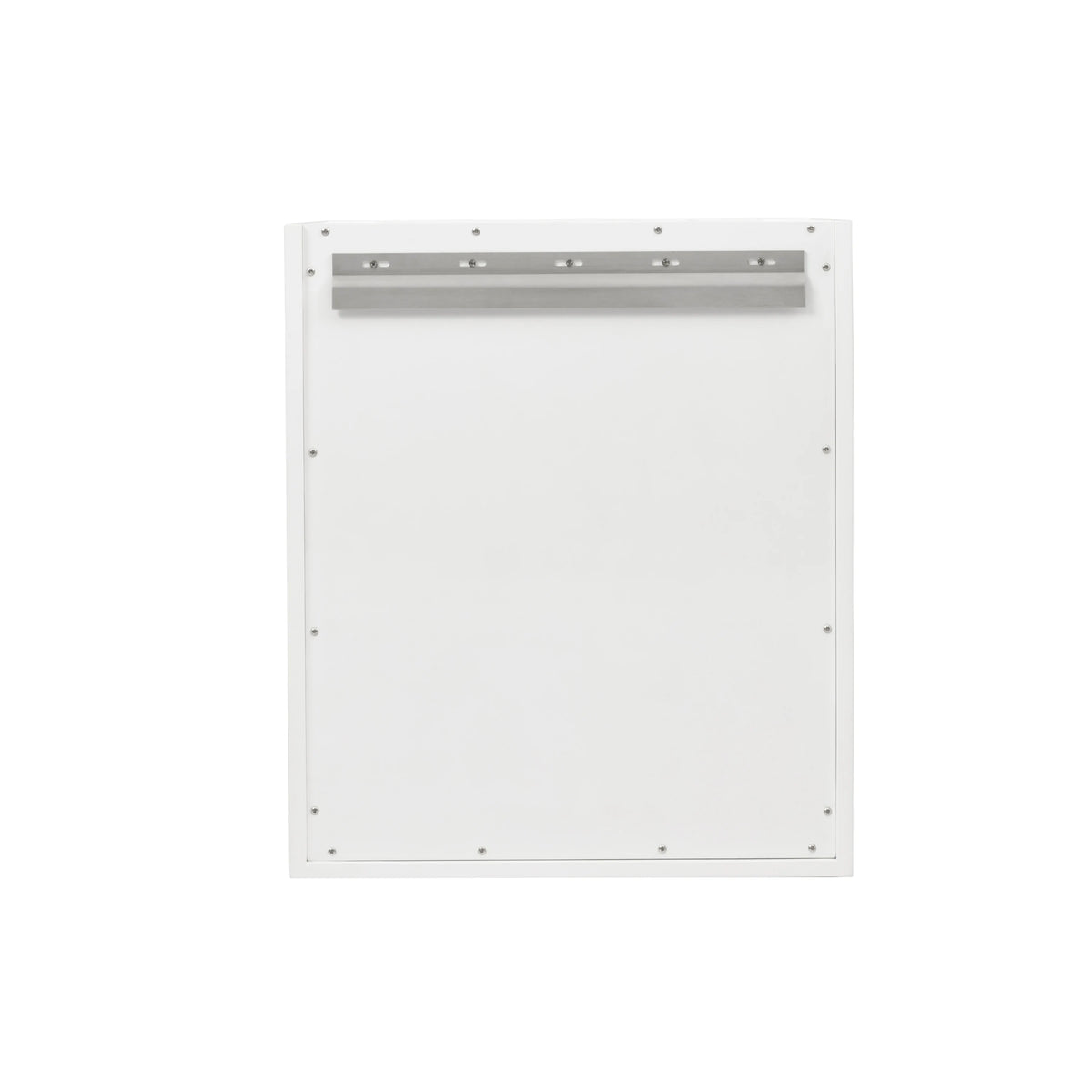 Chianti 24" Single Cabinet, Glossy White, Champagne Brass, view 7
