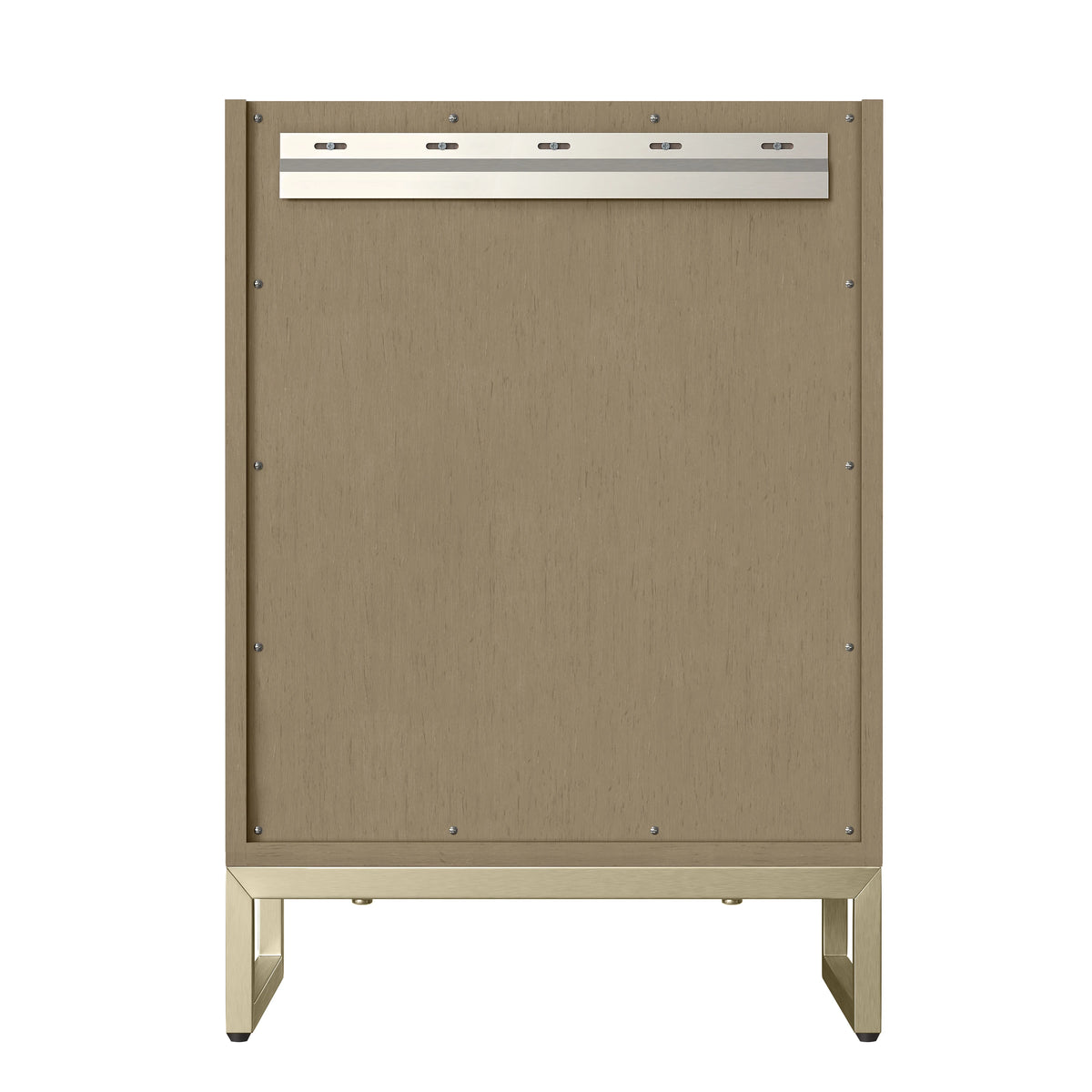 Chianti 24" Single Cabinet, Walnut Whisper, Champagne Brass, view 7