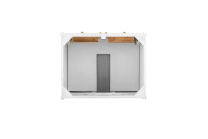 Chicago 30" Single Vanity, Glossy White, w/ 3 CM Victorian Silver Silestone® Top, view 6