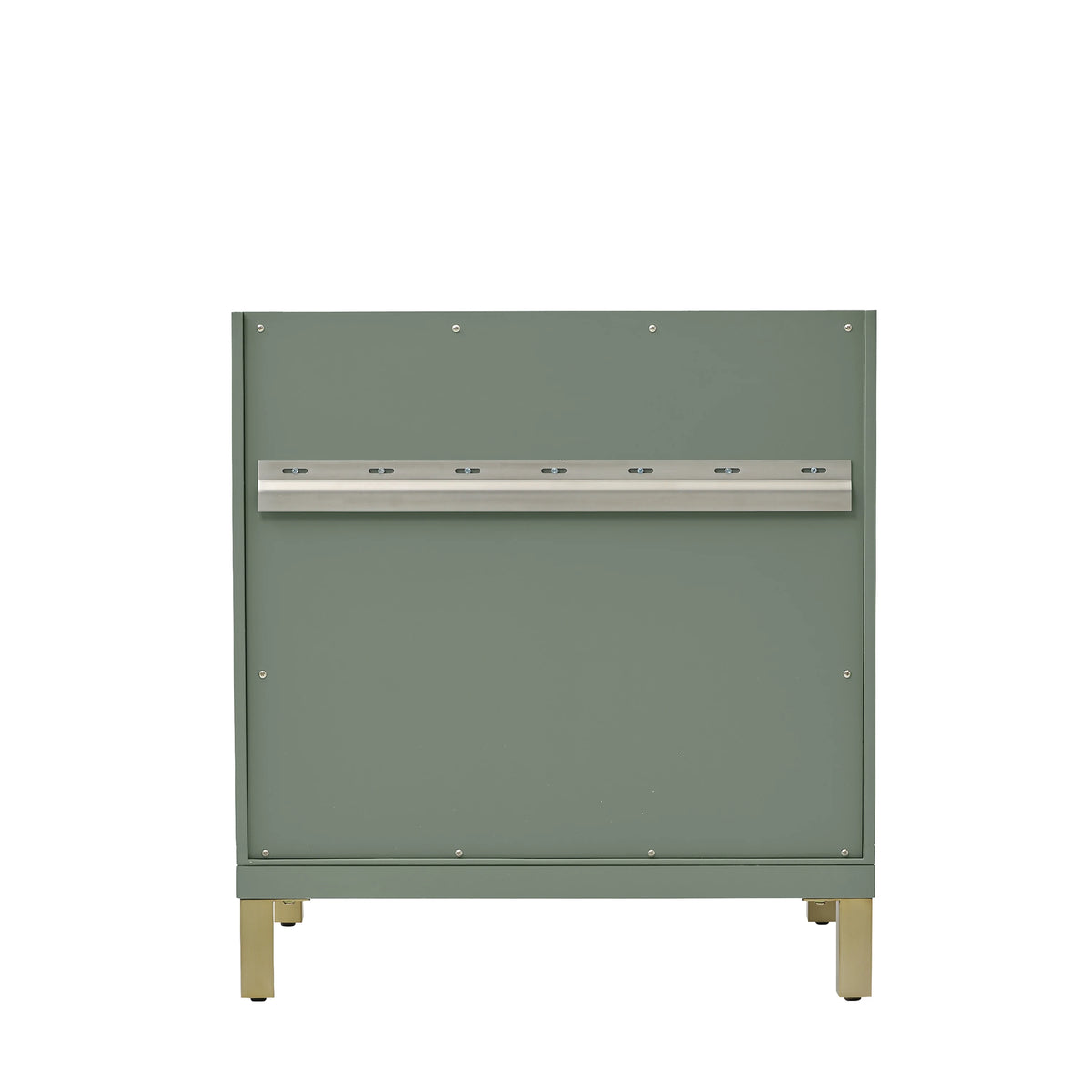 Chicago 30" Single Vanity, Smokey Celadon, w/ 3 CM Charcoal Soapstone Silestone® Top, view 12