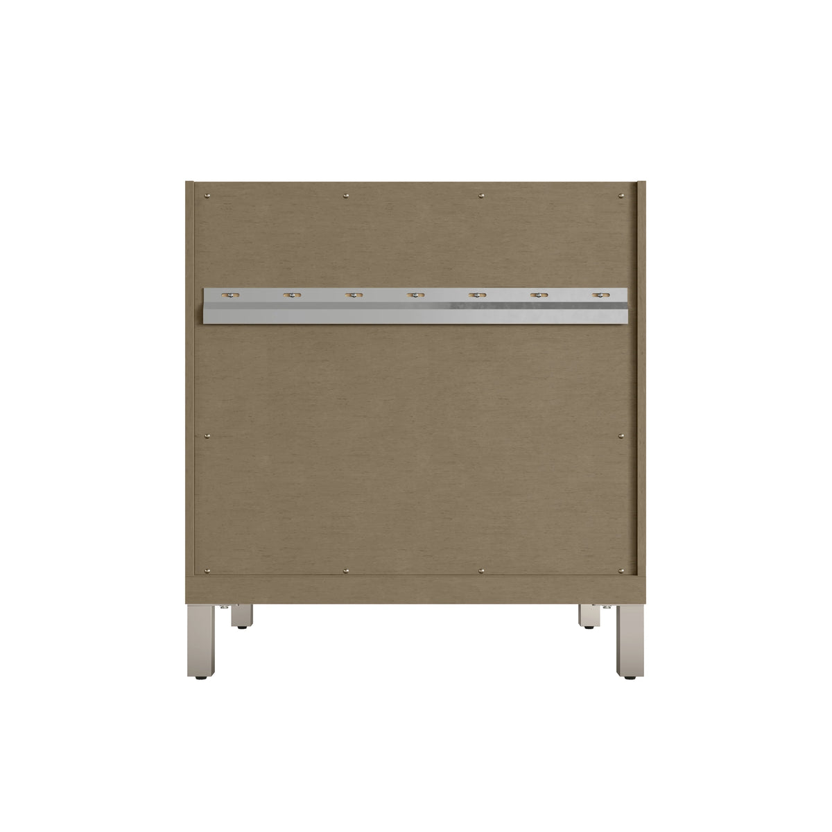 Chicago 30" Single Vanity, Walnut Whisper, w/ 3 CM Siberian Silestone Top, view 14