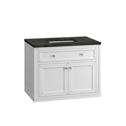 Chicago 36" Single Vanity, Glossy White, w/ 3 CM Phantome Eclos Top, view 13