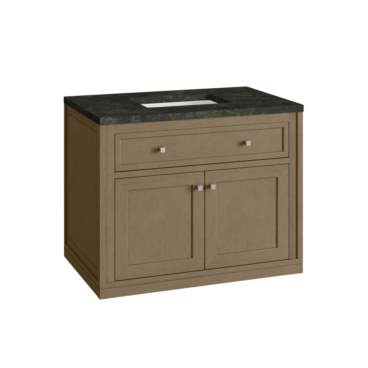 Chicago 36" Single Vanity, Walnut Whisper, w/ 3 CM Phantome Eclos Top, view 17