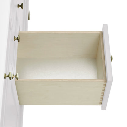 Chicago 48" Single Vanity, Glossy White, w/ 3 CM Carrara Marble Top, view 14