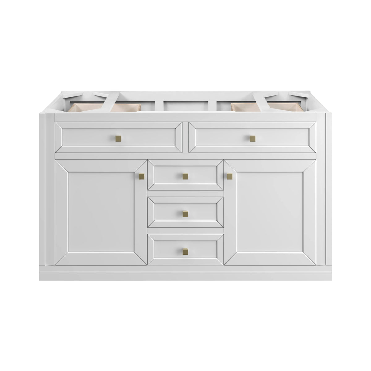 Chicago 48" Single Vanity, Glossy White, w/ 3 CM Lime Delight Silestone® Top, view 8