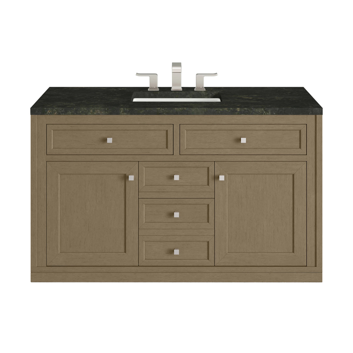 Chicago 48" Single Vanity, Walnut Whisper, w/ 3 CM Phantome Eclos Top, view 2