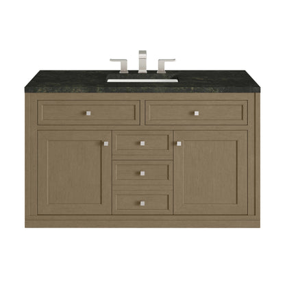Chicago 48" Single Vanity, Walnut Whisper, w/ 3 CM Phantome Eclos Top, view 2