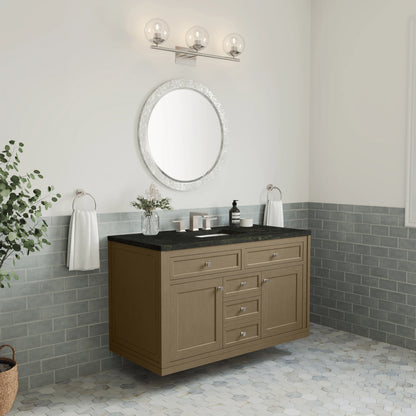 Chicago 48" Single Vanity, Walnut Whisper, w/ 3 CM Phantome Eclos Top, view 8