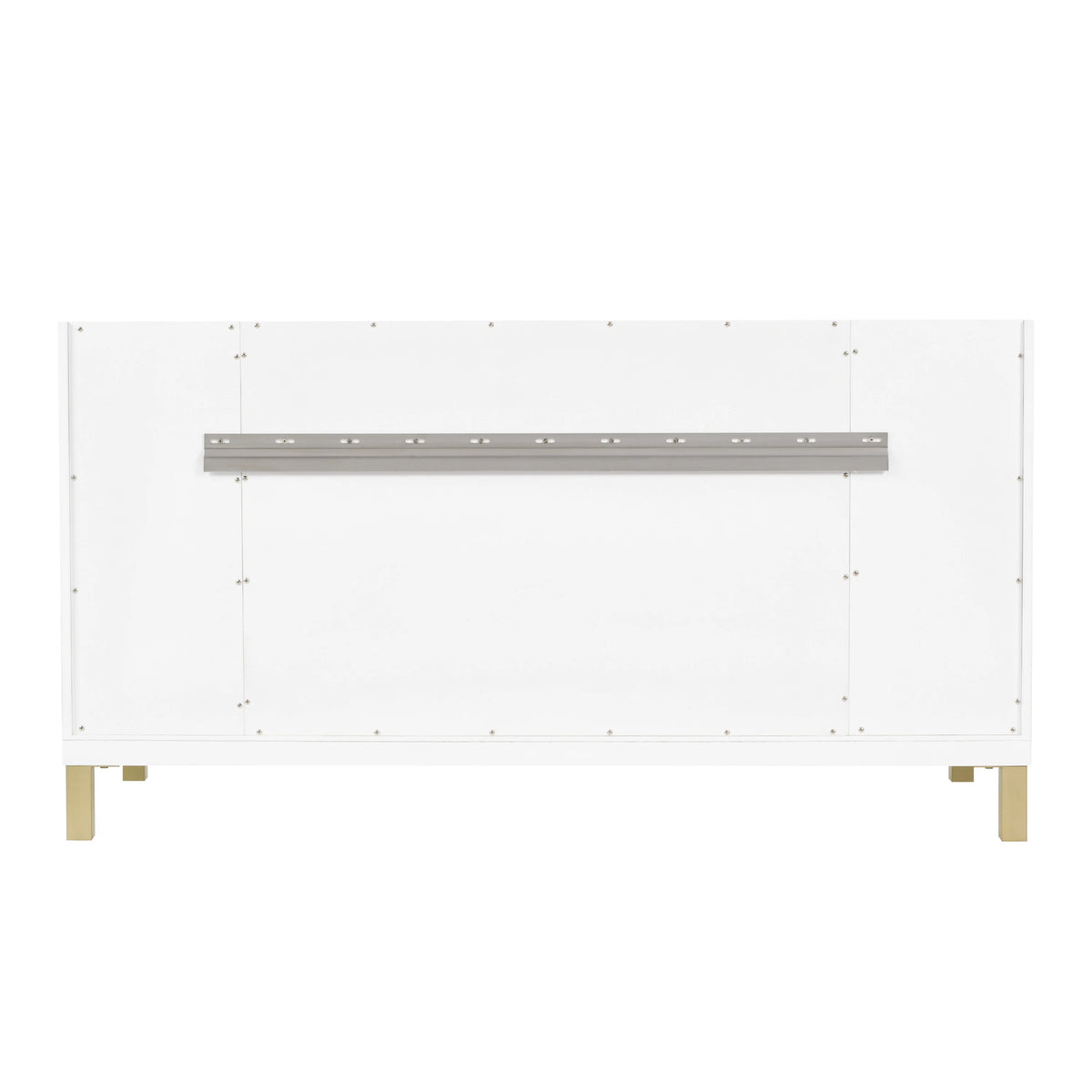 Chicago 60" Double Vanity, Glossy White, w/ 3 CM Charcoal Soapstone Silestone® Top, view 11