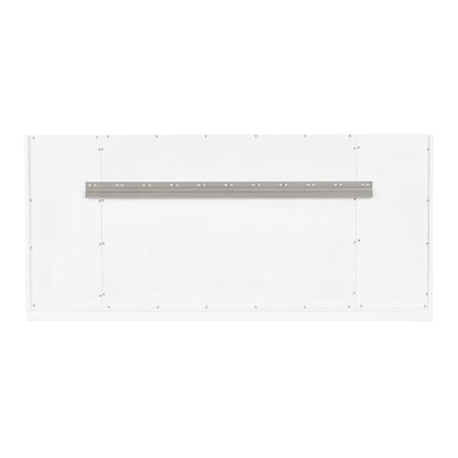 Chicago 60" Double Vanity, Glossy White, w/ 3 CM Charcoal Soapstone Silestone® Top, view 12