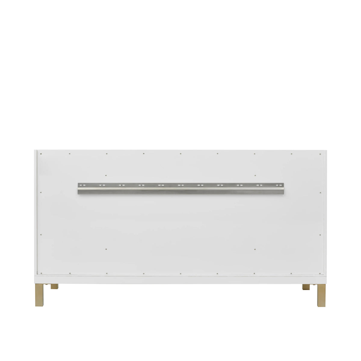 Chicago 60" Single Vanity, Glossy White, w/ 3 CM Parisien Bleu Silestone® Top w/FreePower Wireless Charger, view 12