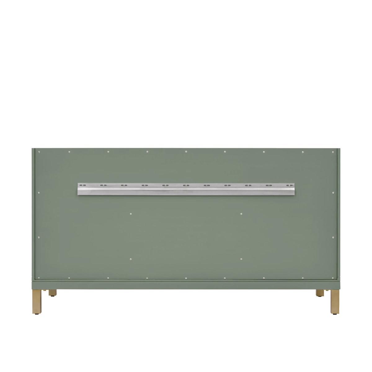 Chicago 60" Double Vanity, Smokey Celadon, w/ 3 CM Eternal Jasmine Pearl Silestone® Top w/FreePower Wireless C, view 15