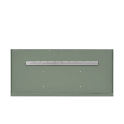 Chicago 60" Double Vanity, Smokey Celadon, w/ 3 CM Eternal Jasmine Pearl Silestone® Top w/FreePower Wireless C, view 16