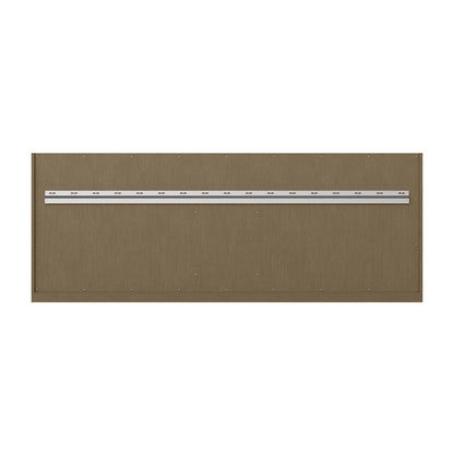 Chicago 72" Double Vanity, Walnut Whisper, w/ 3 CM White Zeus Silestone® Top, view 18