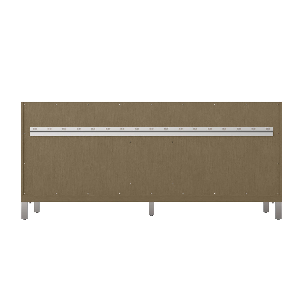Chicago 72" Double Vanity, Walnut Whisper, w/ 3 CM Parisien Bleu Silestone® Top w/FreePower Wireless Charger, view 14