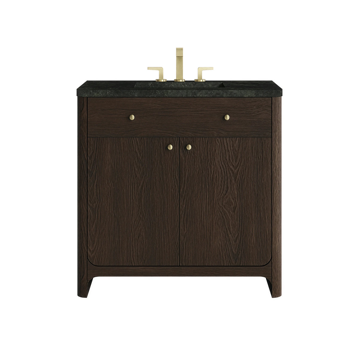 Gracyn 36" Single Vanity, Sable, w/ 3 CM Phantome Eclos Widespread Top