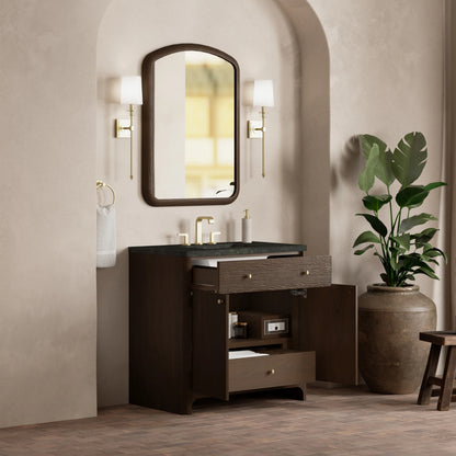Gracyn 36" Single Vanity, Sable, w/ 3 CM Phantome Eclos Widespread Top, view 4