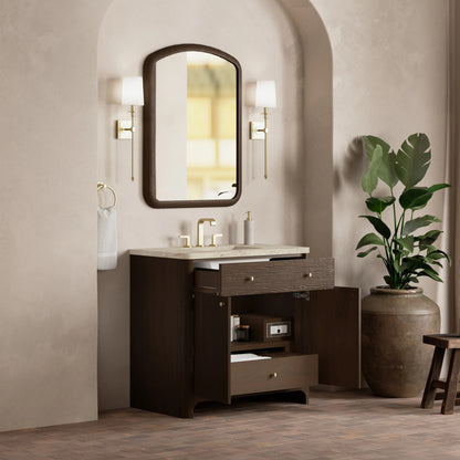 Gracyn 36" Single Vanity, Sable, w/ 3 CM Tajnar Eclos Widespread Top, view 4